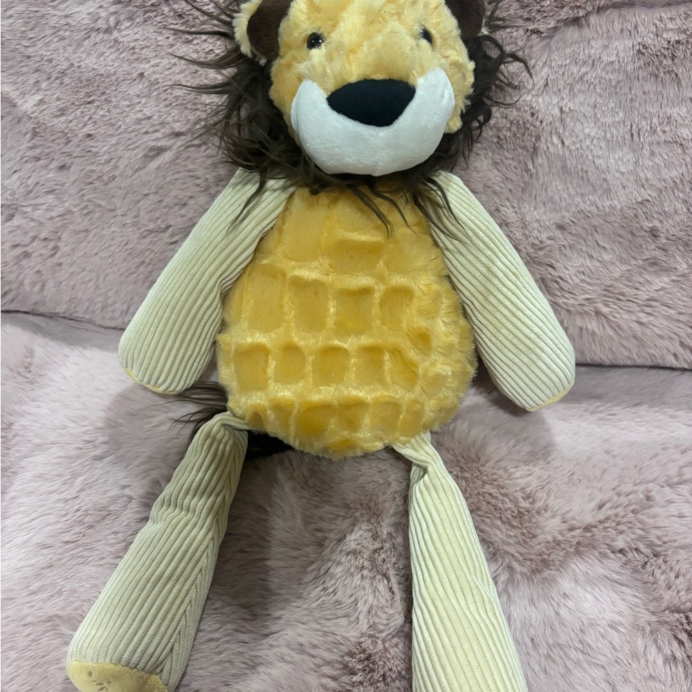 Scentsy Yellow and Brown Plush Lion